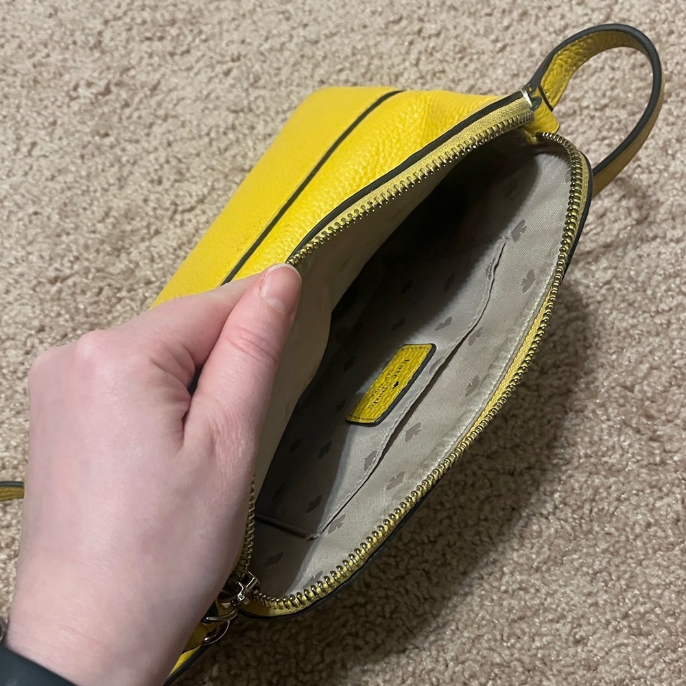 Kate spade Yellow Leather Crossbody Bag - Picture 4 of 5